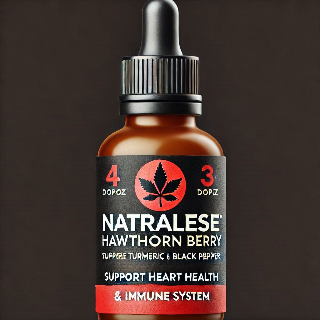 Natralese Hawthorn Berry | Garlic | Turmeric & Black Pepper Extract | Supports Heart Health